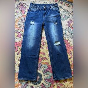 Distressed bootcut Jean size 12